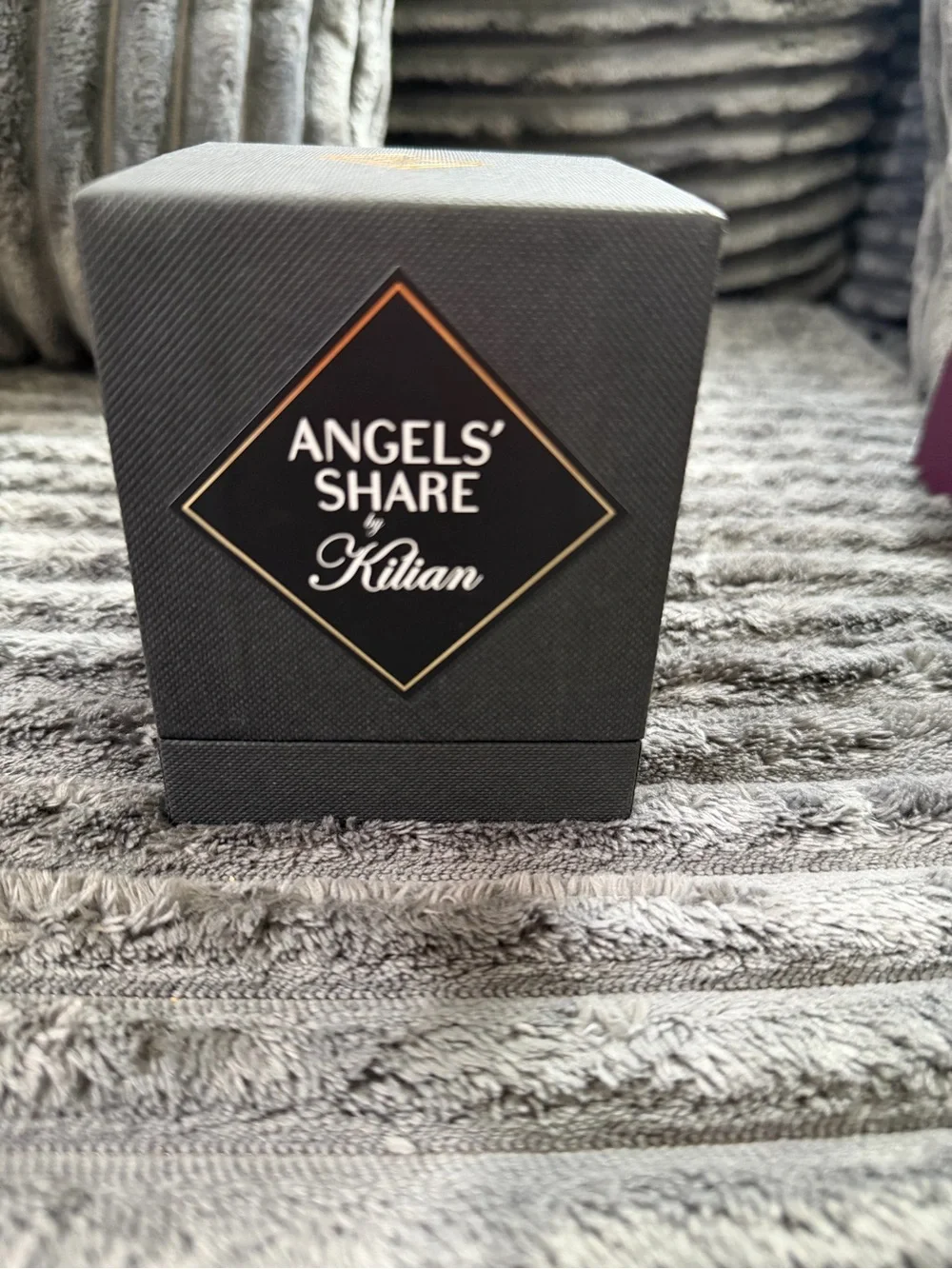 ILIA Black Decorative Gift Box with Gold Trim